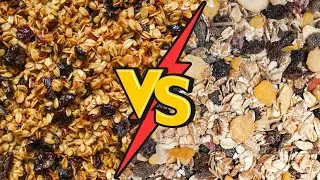 Granola VS Muesli (Know them in 4 minutes!) #food #granola #muesli