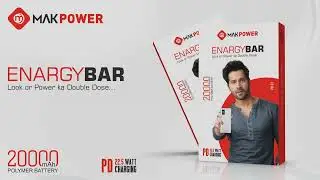 Makpower | Power Bank | Fast Charging 20000 mAH Polymer Battery for long lasting Backup | 22.5 Watt