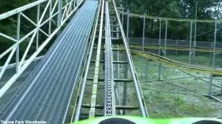 Caterpillar Coaster Front Row On Ride POV - Lightwater Valley
