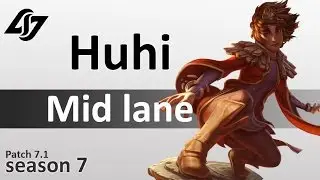 CLG Huhi : Taliyah vs Ryze | Mid lane | NA LOL | Patch 7.1 | Season7