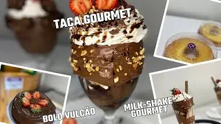 Uma sexta-feira muito louca por aqui-Muitos pedidos-taça Gourmet-bolos e vários outros pedidos