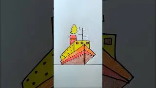Ship Drawing. #drawing #ship #short