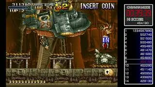 Metal Slug Scoring 456810 in Caravan mode Rank 8 in the world!!!