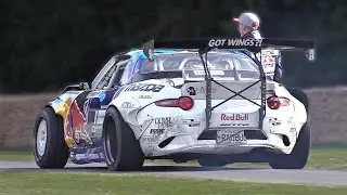 9000rpm Mazda ND Miata feat. 4-Rotor Twin Turbo 26B Engine | PURE SOUND | Best of Goodwood #3