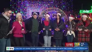 Music Fusion performs Jingle Bells at the Holiday Lights at CALM