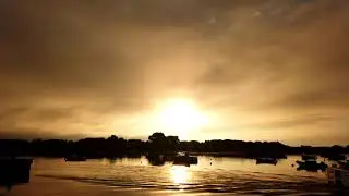 Dawn over Keyhaven Harbour July 2020