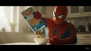 Spider Man Eats Baby Spiders
