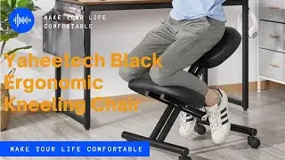 Yaheetech Adjustable Kneeling Chair #kneelingchair
