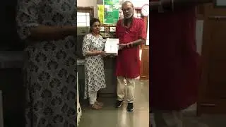 Submission of PhD thesis by my student Ms Sujata on Gold Biomining in Goa, Sept 9, 2022