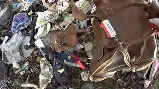 Garbage dump 1980s  trash picking vintage computer found