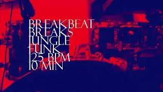 Free Drum Loops - Breakbeat Breaks Jungle Funk 125 BPM 10 min - Download