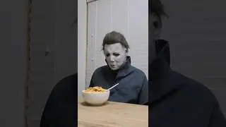 Mikey likes it! 🤪 64 days till Halloween!!! 🤣😂 #Shorts #Viral #Comedy #Halloween #MichaelMyers #Life