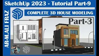 SketchUp 2023 Basic 3D Modeling Tutorial | Easy SketchUp Guide for Beginners