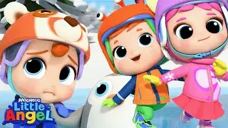 Skating Together is Fun| Little Angel| Kids Happy Place
