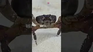 🦀🌊#CrabsFacts #MarineBiology #AnimalFacts #NatureExplained #ShortVideo #Viral #Trending
