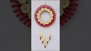 Thread Spool Craft | Wall Hanging Craft #shorts  #youtubeshorts #viralshorts #wallhanging