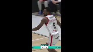 Jalen Brooks with one of the day's best dunks