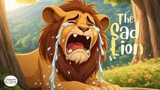Грустный лев🦁 Короткая поучительная история для детей на английском языке