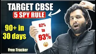 Study Like a Secret Agent | 5 CBSE Exam Hacks | Free Tracker