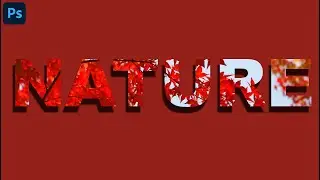 Photoshop Text Effect Tutorial | How To Create Text Masking Effect