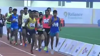 10000m Men's Final U-20 ll 39th National Junior Athletics Championship 2024-25 Urisha Bubneshwer
