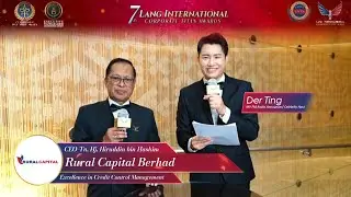 Rural Capital Berhad : 7th LICTA | Excellence in Credit Control Management