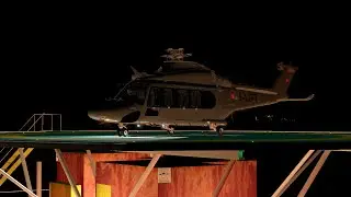 XP12 - AW139 Night Oil Rigs and IFR timelapse