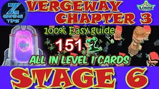 Verge Guardians Chapter 3 Stage 6 (All Level 1 Cards) | Lords Mobile Vergeway Chapter 3 Stage 6