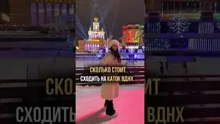 Цены на катке ВДНХ #москва #вднх #каток #зимавмоскве #коньки #цены #местамосквы #зима #обзор #shorts