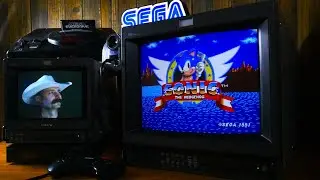 Sonic (Genesis) CRT livestream pt1