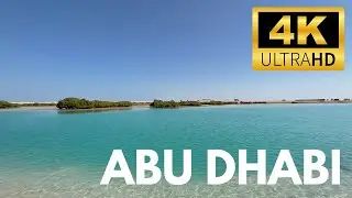 Abu Dhabi - Sir Bani Yas 🇦🇪【4K】Experience UAE - Walking Tour