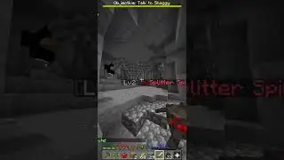 I GOT DROP KICKED BY A SPIDER IN SKYBLOCK #hypixelskyblock #hypixelshort #hypixelskyblockshort