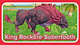 Utopia Origin | King Rockfire Sabertooth All Location | Tame | Recipes 🐆🐆🐆