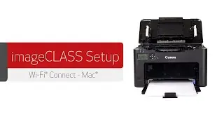 Canon imageCLASS LBP122dw Wireless Setup for Mac