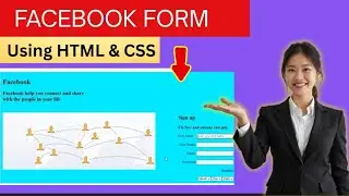 Facebook Form Using HTML & CSS | Learn how to make Form | Easy Tutorial Beginners| Coding Academy 