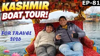 Chandigarh to Srinagar Flight ✈️ | Kashmir Tour | Dal Lake Houseboat | Budget Travel Guide 2025