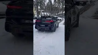 ❄️ AT SNOW ❄️ ☑️ BMW X6 с тюнинг комплектом Performance от Larte Design.