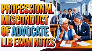 Professional Misconduct of Advocate | Professional Misconduct | Advocates Act 1961 | Complaint LLB