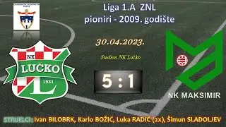 NK Lučko - NK Maksimir (5-1), pioniri 2009., 30.04.2023., 1A ZNS liga