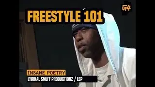 Insane Poetry on G4 TV - Freestyle 101 (2009) | Classic Hip-Hop