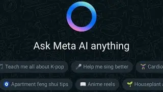 Whatsapp New Feature &ldquo;Ask Meta AI or Search&rdquo; | Meta | New Features | Hi-Tech Education | Urdu/Hindi