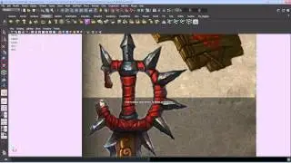 Handpainted Weapon: Modelling in Maya