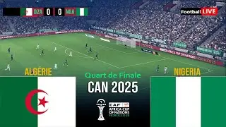 🔴EN DIRECT : ALGÉRIE vs NIGERIA - Coupe d'Afrique des Nations 2025 Match aujourd'hui Simulation PES