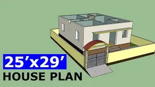 25x29 House Plans Design || 725 Sq. Ft. Home Plan Design ||