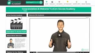 Ecom Success Academy 2,5 Hours Webinar Replay