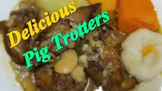 Jamaican 🇯🇲 Pigs Feet With  Butter Beans