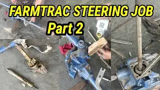 Farmtrac steering old model repair part2