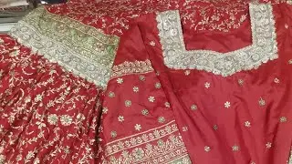 Chiffon Zari work bridal Garara ❤️ contact:9213151914✨Maulana Cloth House