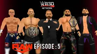 #Wr3d RAW Episode 5 : Lets Kick Off Road To Wrestlemania | Wr3D Universe Mode