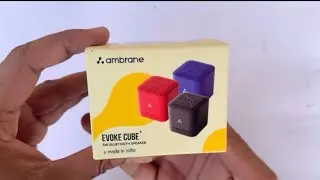 5W Mini Cube Speakers 2025: Compact Power, Big Sound Ambrane Evoke Cube Unboxing